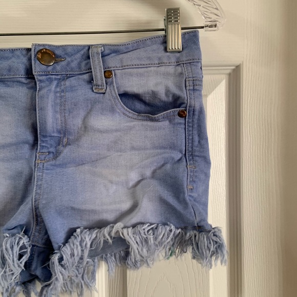 CP Jeans Blue Cut Off Denim Shorts size 5 - Picture 5 of 8